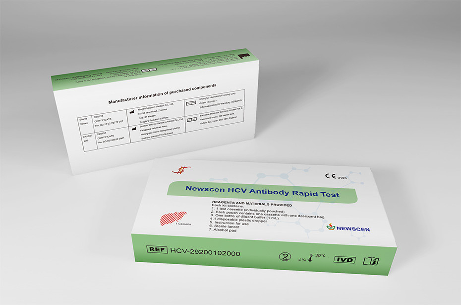 Home Use Colloidal Gold HCV Antibody Fast Detection Device