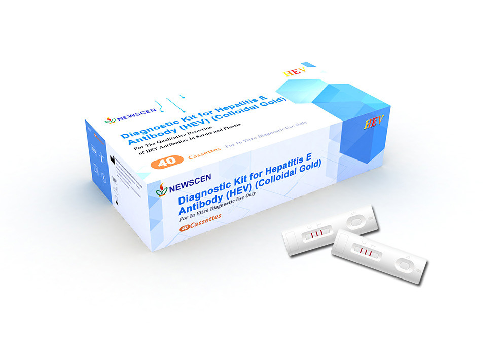 Colloidal Gold 100% Sensitivity IgG IgM Hepatitis E Virus Rapid Test Kit