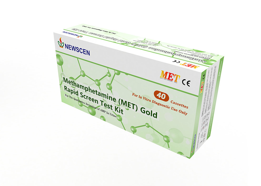 50 Kits 10min 80ml Urine Methamphetamine MET Rapid Screening Test Strip