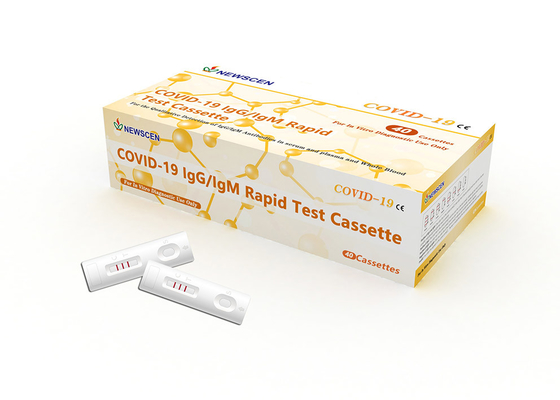 20 Minutes Immunochromatography IgG IgM Combo Coronavirus Test Kit